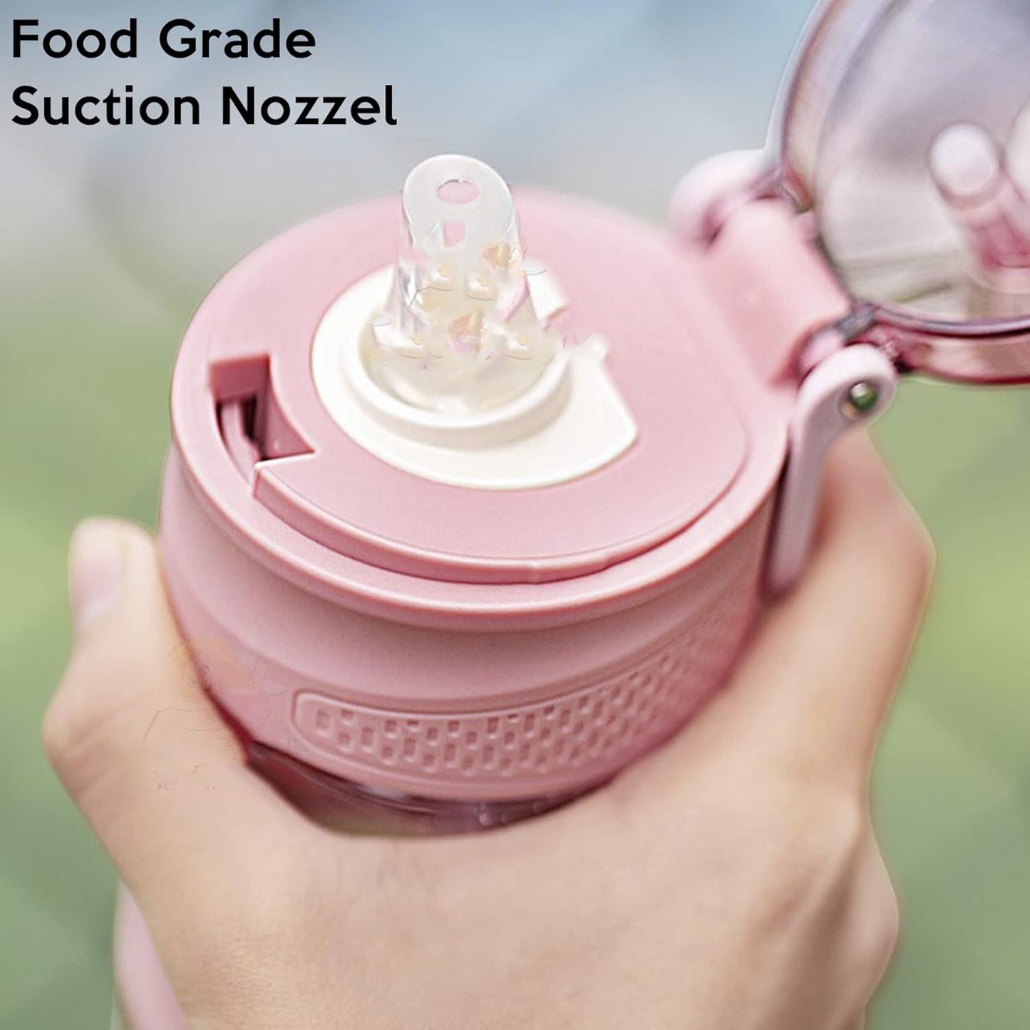 Plastic Transparent Sipper Water Bottle for Kids (690 ml)