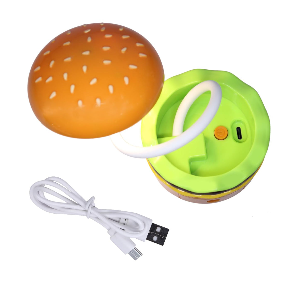 Burger Desk Lamp with Pencil Sharpener