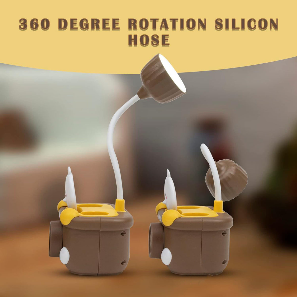 3-in-1 USB LED Lamp with Holder & Sharpener
