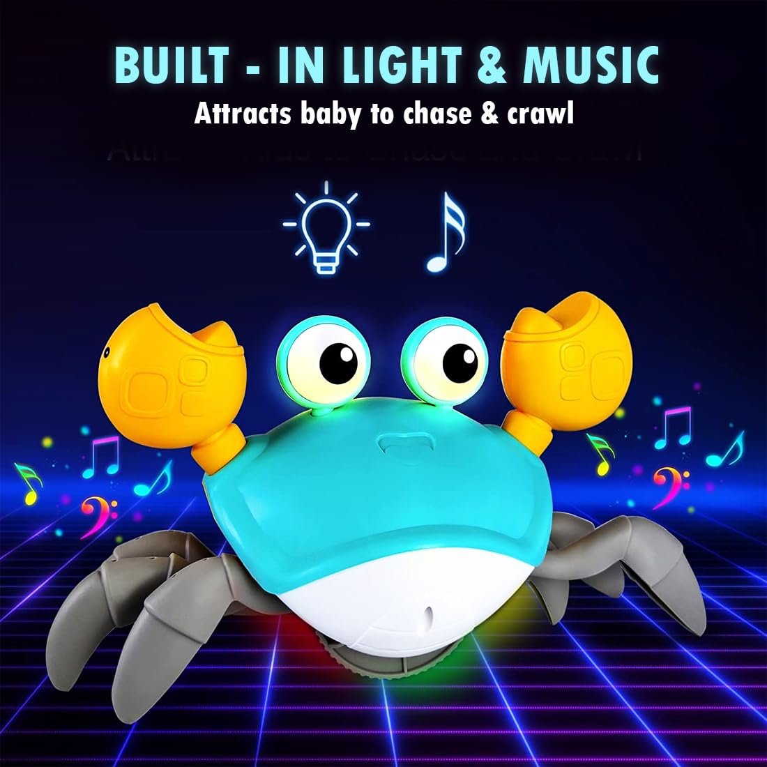 Musical Crawling Crab Toy