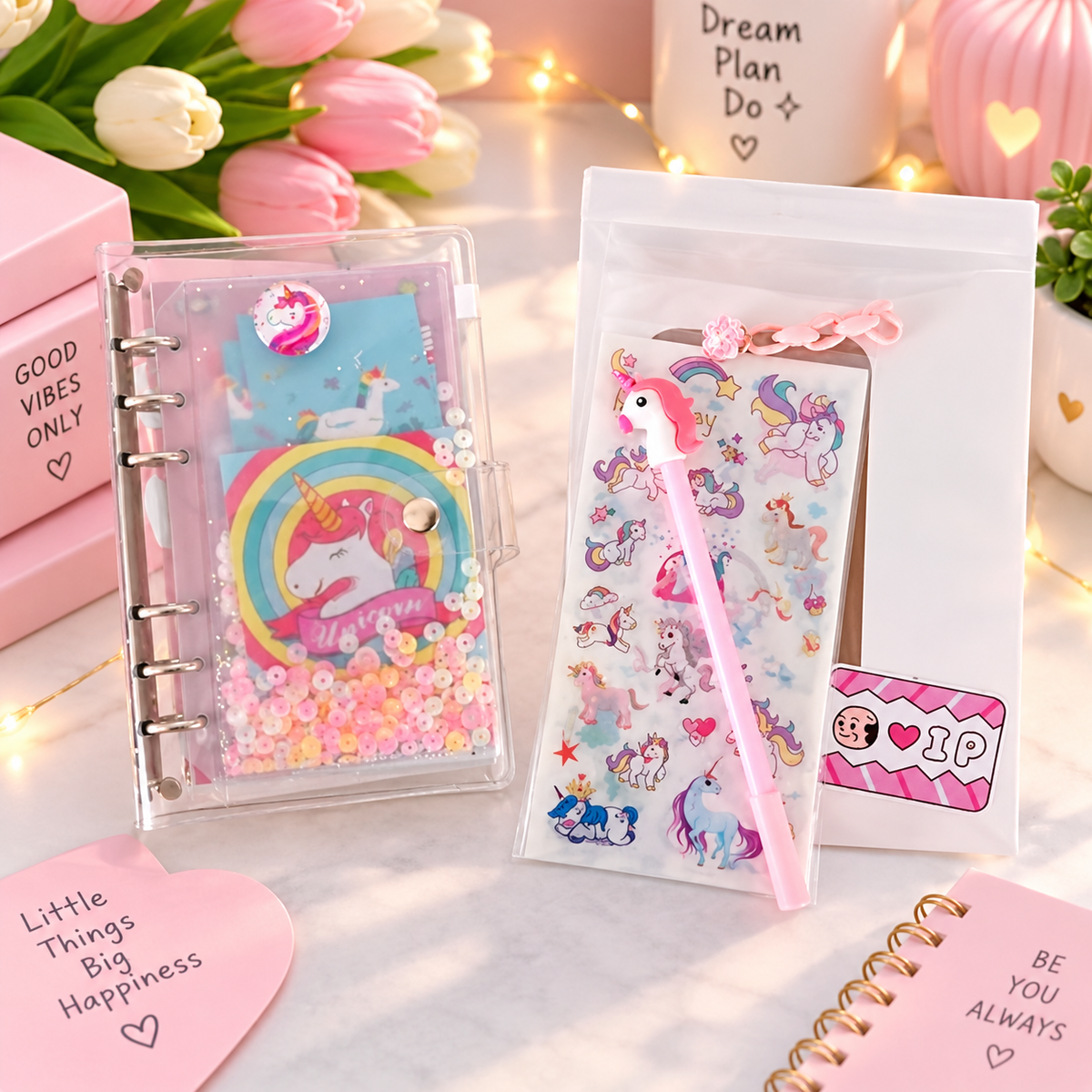 13-in-1 Unicorn DIY Diary Set