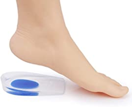 Anadimall Gel Heel Cups Silicon Pad for Heel and Ankle Pain
