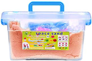 Anadimall Active Funny Squeezable Moldable Play Set Clay Dough Sand - 1 Kg Rectangular Tub