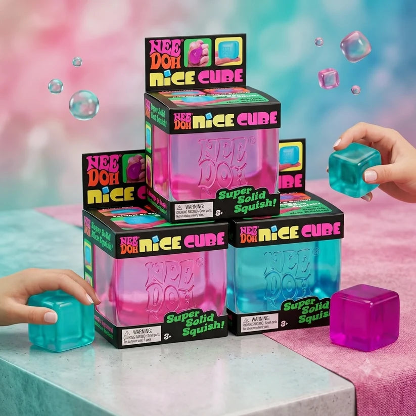 Colorful squishy cube sensory fidget toy