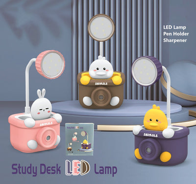 3-in-1 USB LED Lamp with Holder & Sharpener