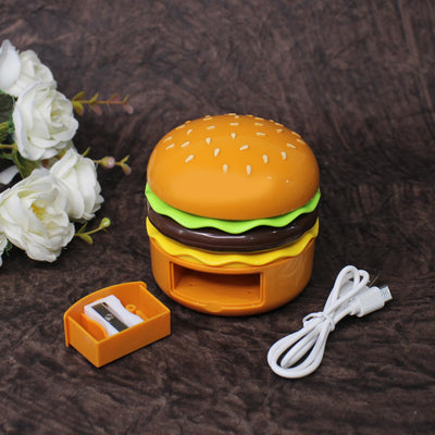 Burger Desk Lamp with Pencil Sharpener