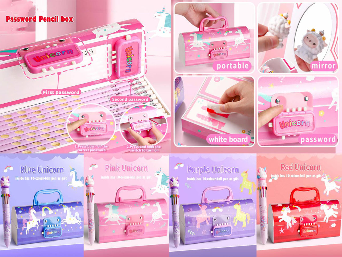 Suitcase Pencil Box with Password Lock