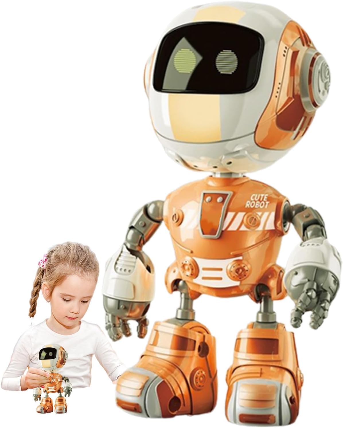 Alloy Robot Figurine for Children Office & Home Decoration