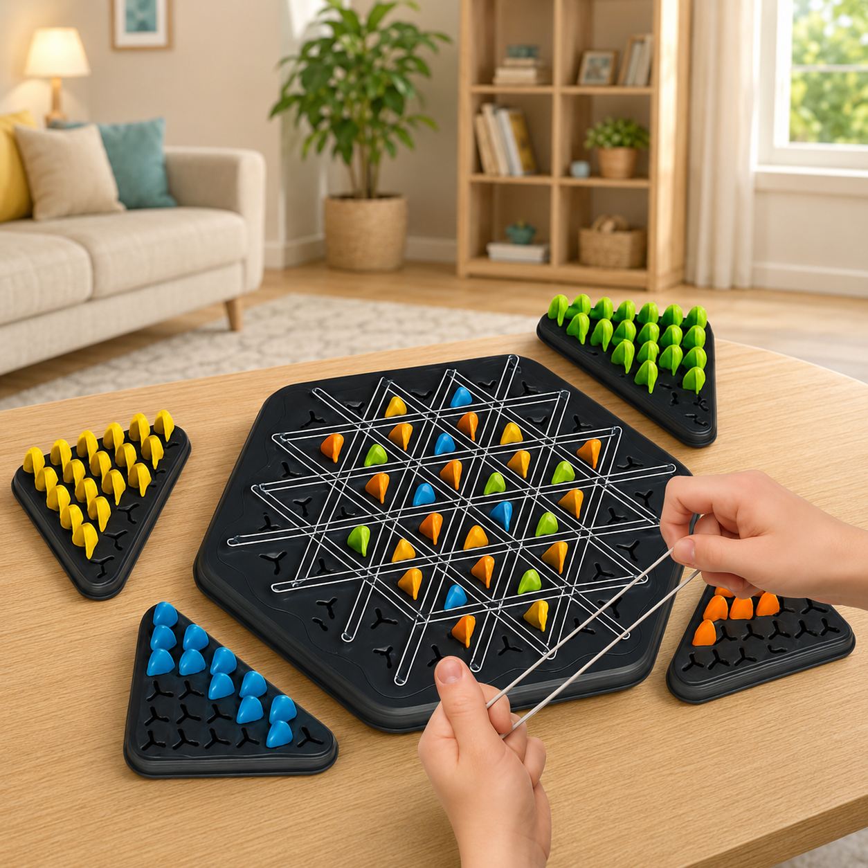 Chain Triangle Chess Game