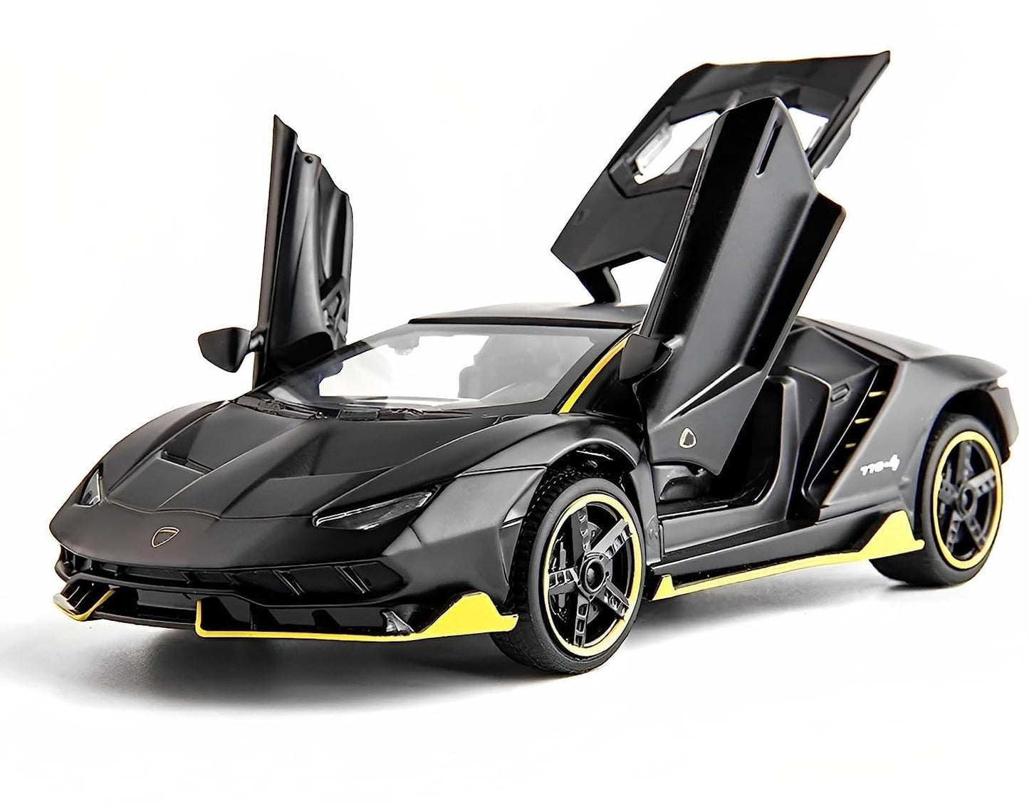 Car Toy Die-cast Metal Car Model Pull Back Super car with Openable Doors with Sound and Light for Birthdays Gift Party Decorations Great for Kids Boys Girls ‎1:32 Scale