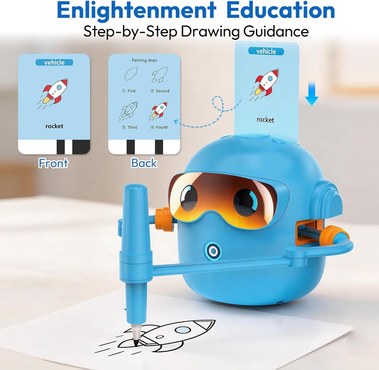 Automatic Drawing Robot with Creative Learning