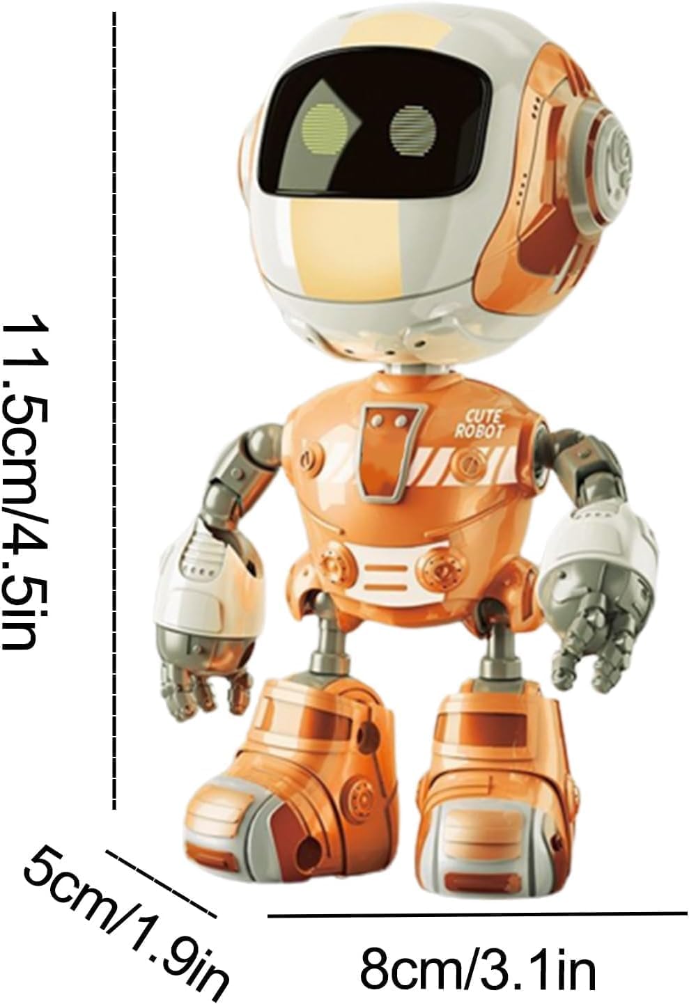 Alloy Robot Figurine for Children Office & Home Decoration