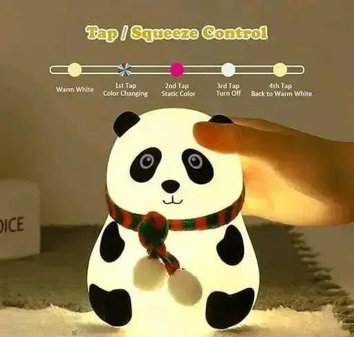CuddleGlow Panda Night Light – Your Bedtime Buddy! 🐼