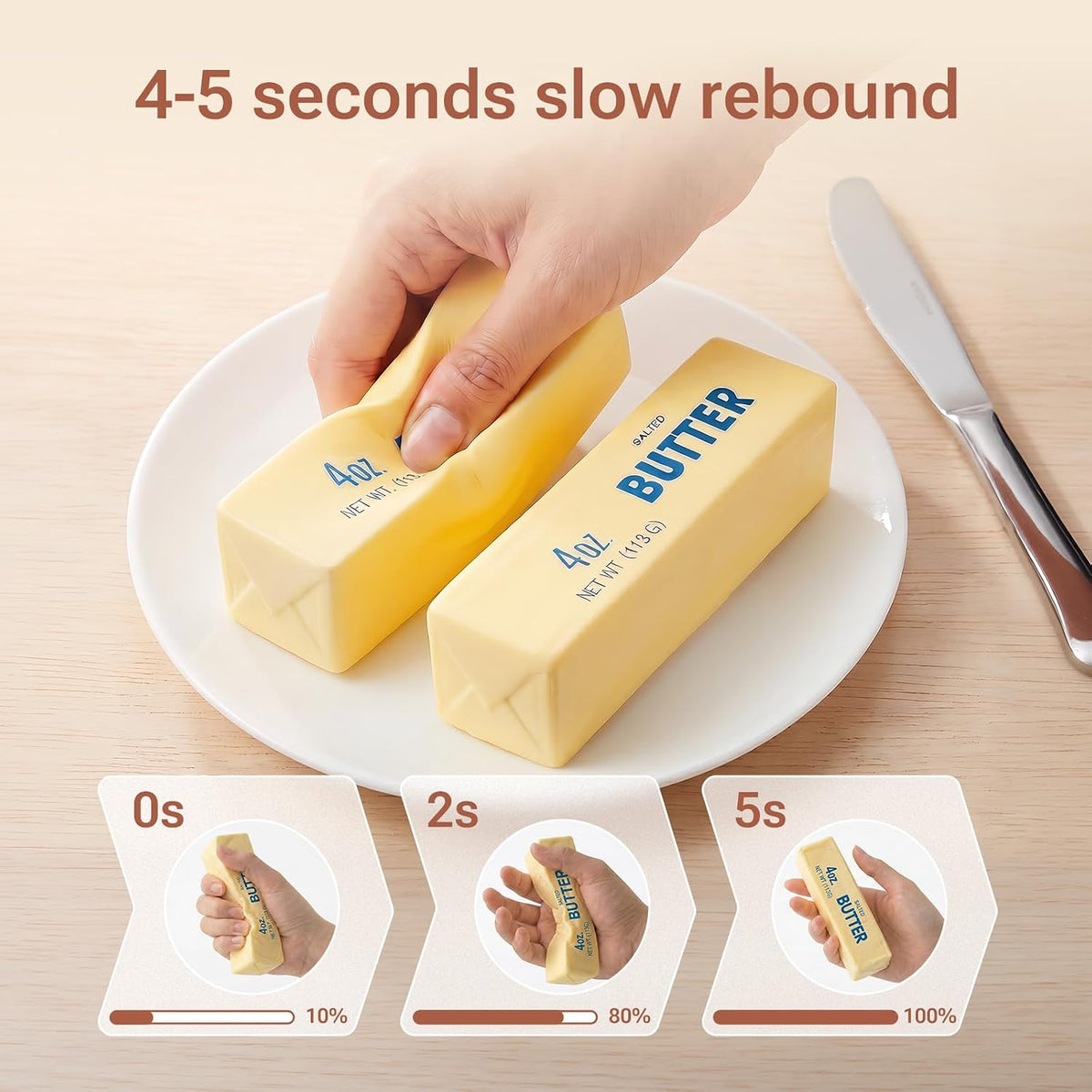 Cute butter squishy toy for children