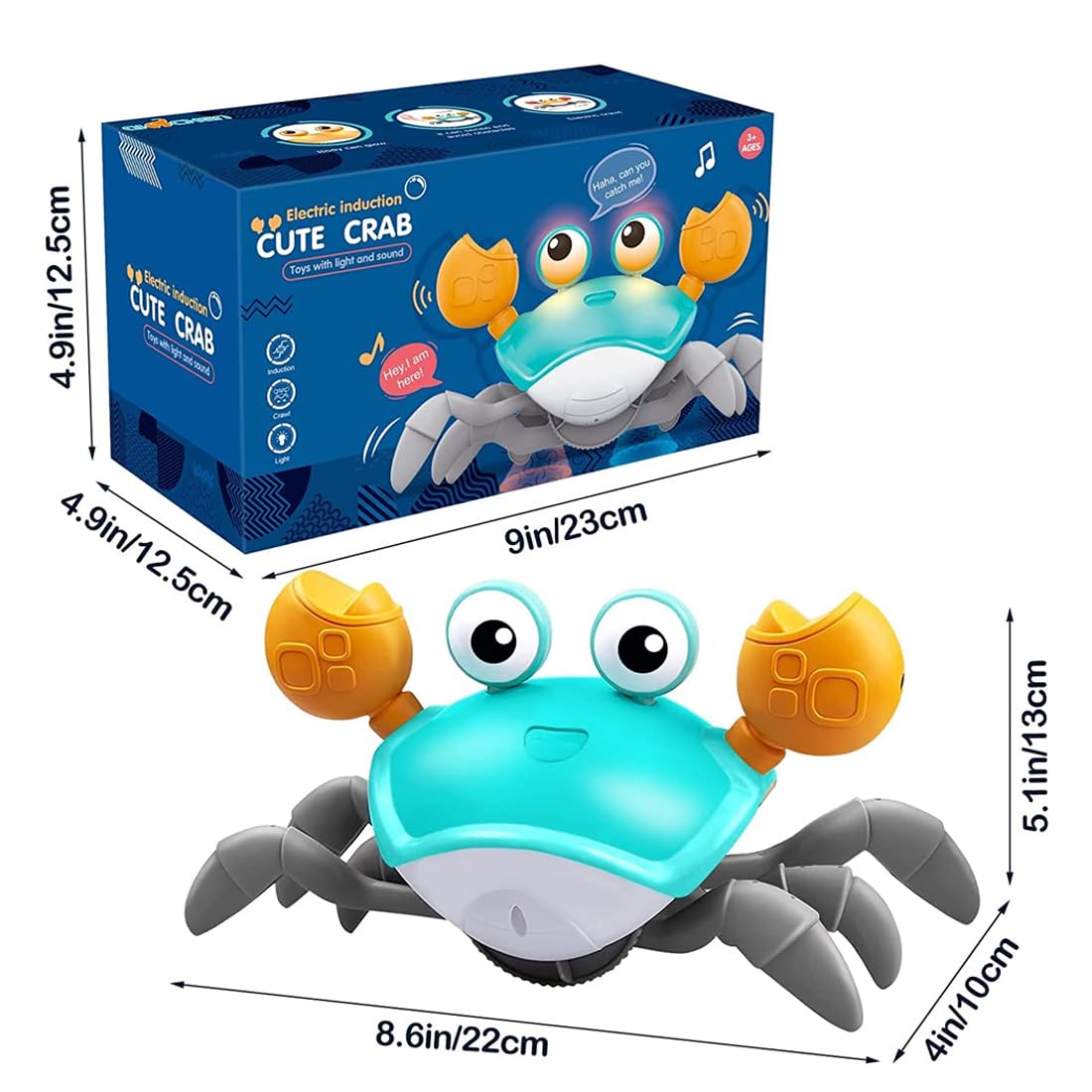Musical Crawling Crab Toy