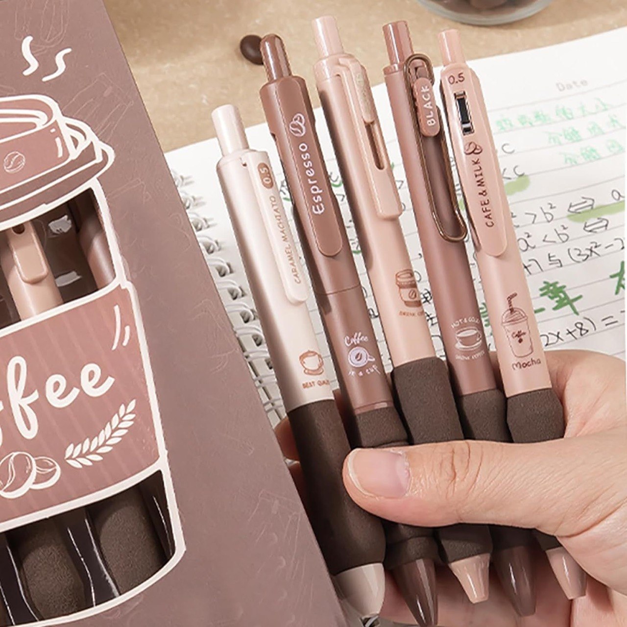 Coffee Theme Pen set