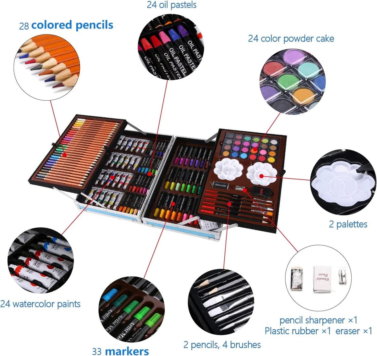 144-Piece Artist Colour Set