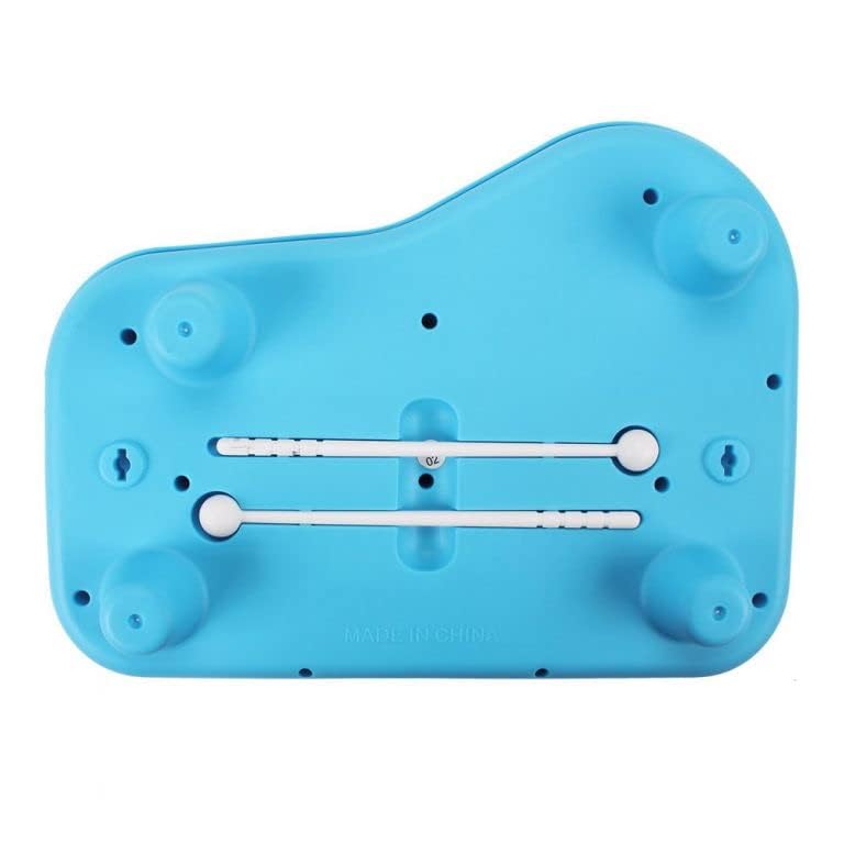 2 in 1 Piano Xylophone Premium Non Toxic, Non-Battery, 5 Key Scale Musical Instrument for Kids, Toddlers (Multicolor)