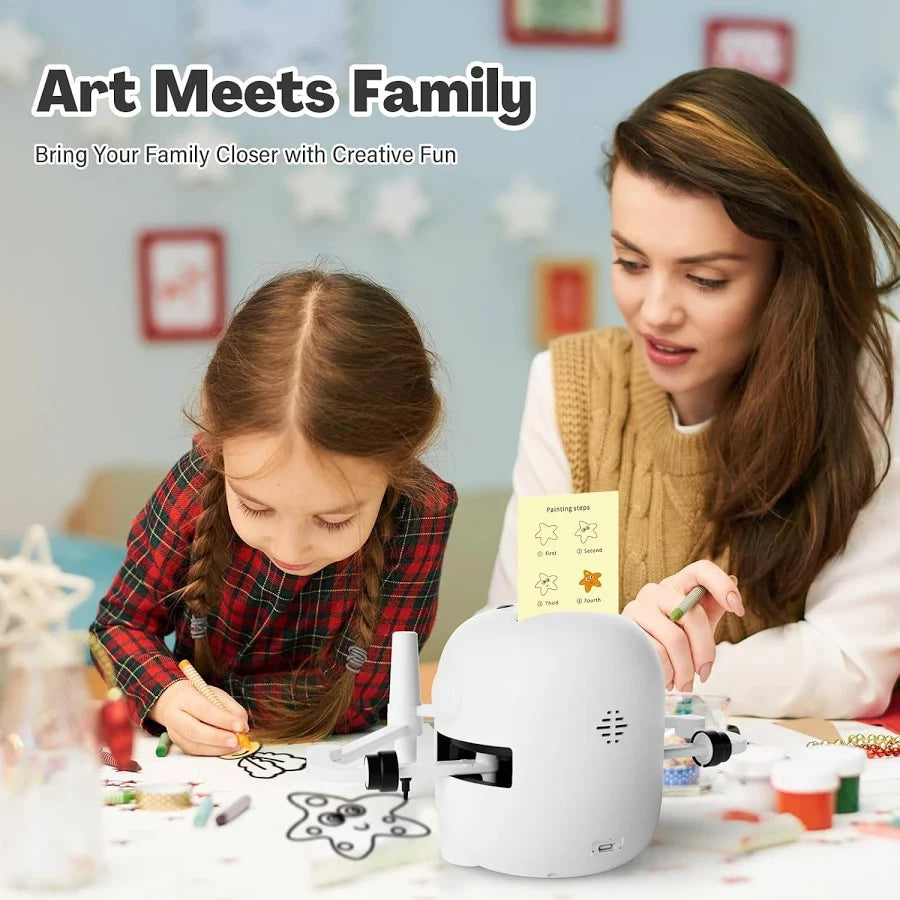 Automatic Drawing Robot with Creative Learning