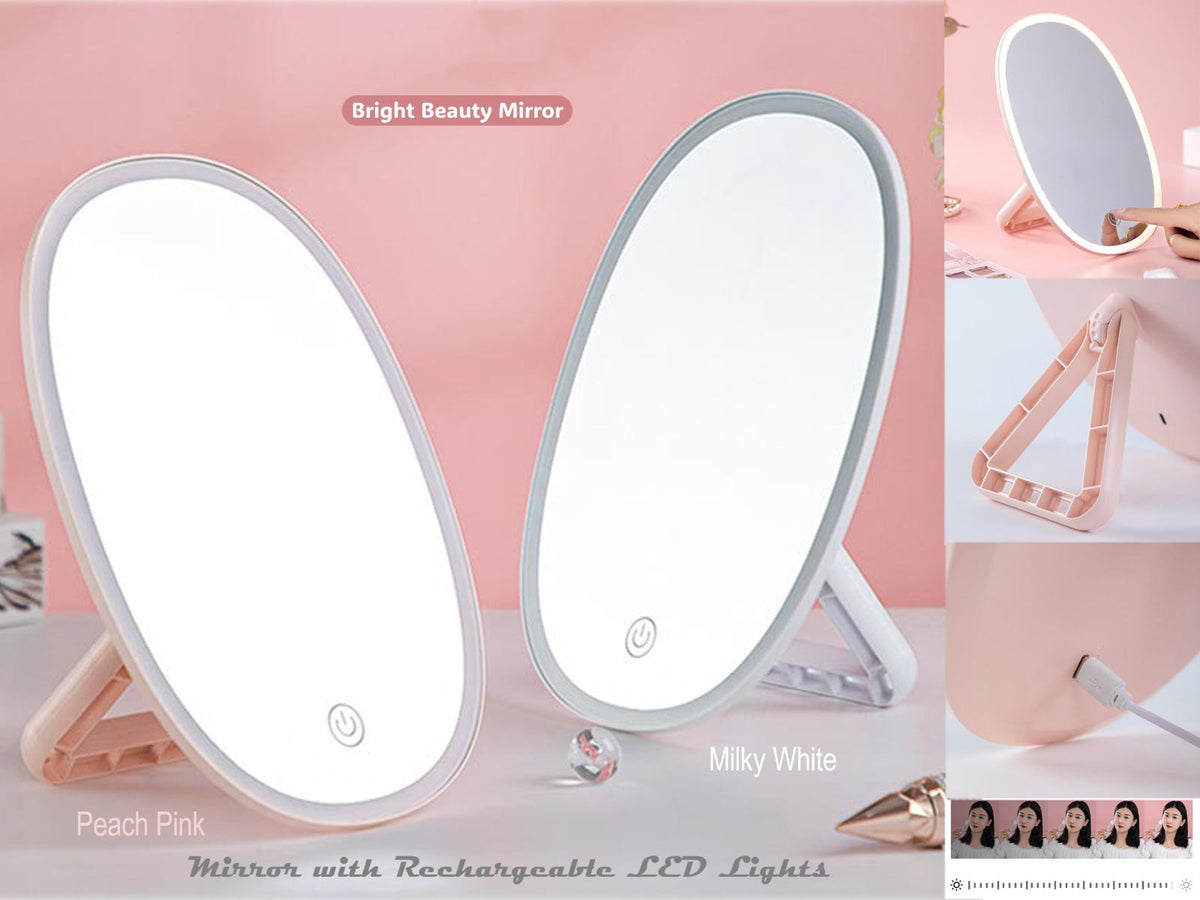 Bright Beauty Rechargeable LED Mirror