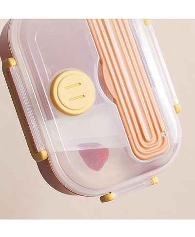 2-Compartment Tiffin Box with Cutlery