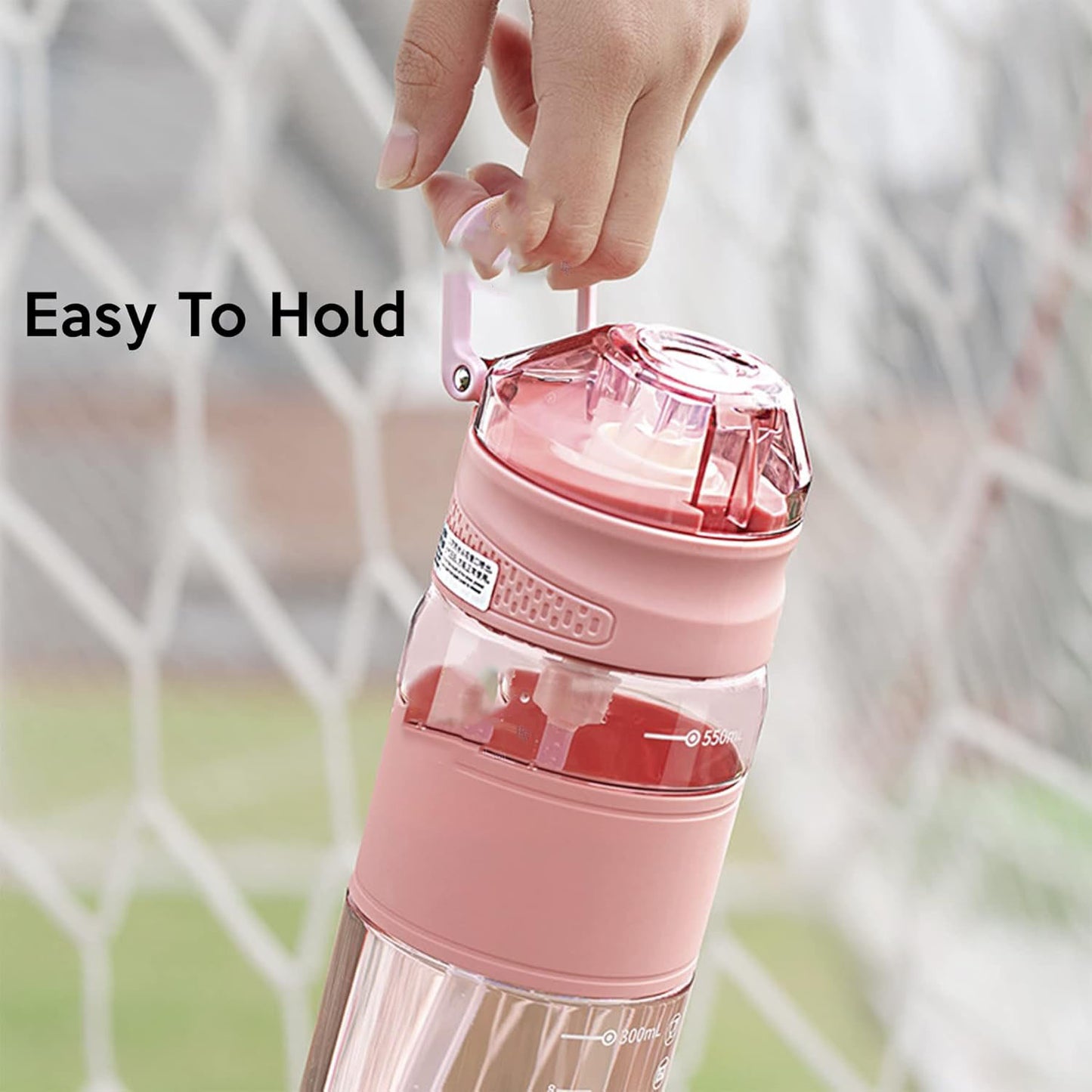 Plastic Transparent Sipper Water Bottle for Kids (690 ml)