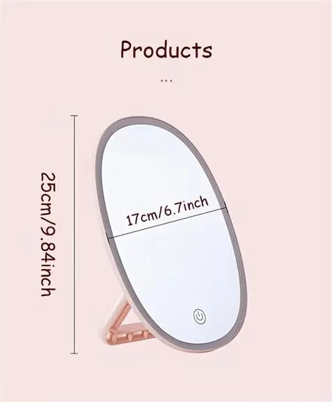 Bright Beauty Rechargeable LED Mirror