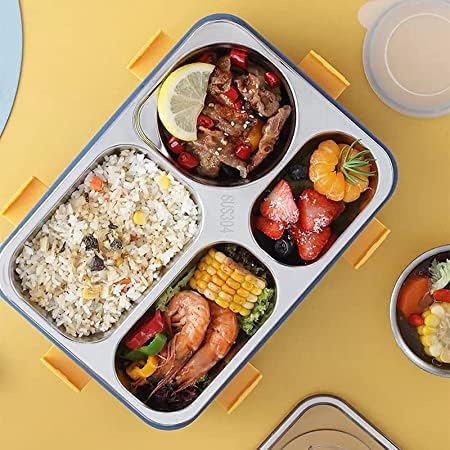 4-Compartment Stainless Steel Tiffin Box