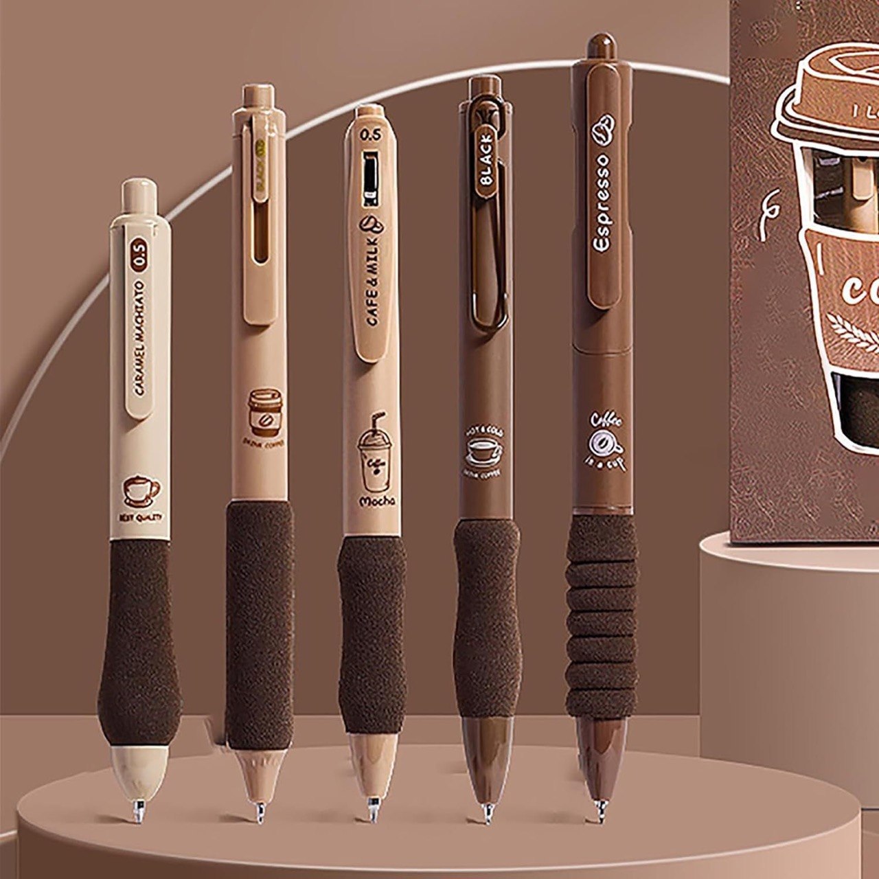 Coffee Theme Pen set