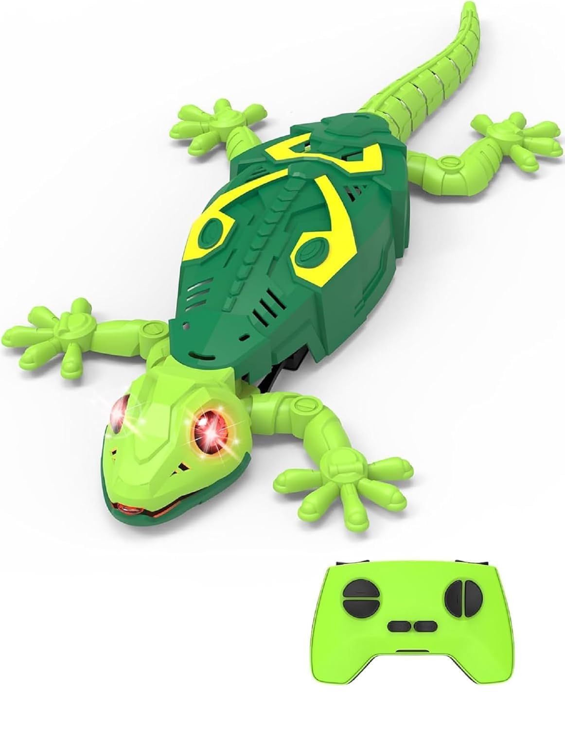 Remote Control Wall Climbing Lizard Toy With with LED Eyes for Boys & Girls,Funny Prank Toys,