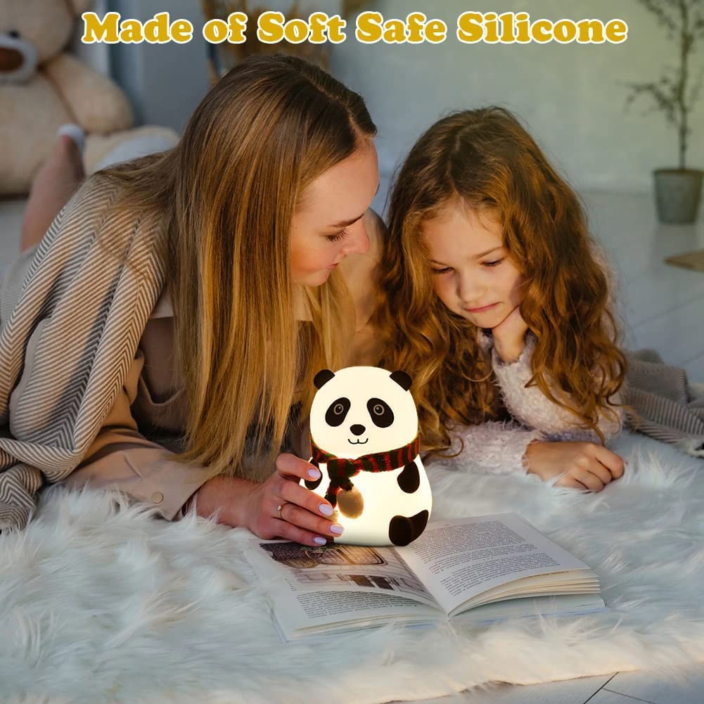 CuddleGlow Panda Night Light – Your Bedtime Buddy! 🐼