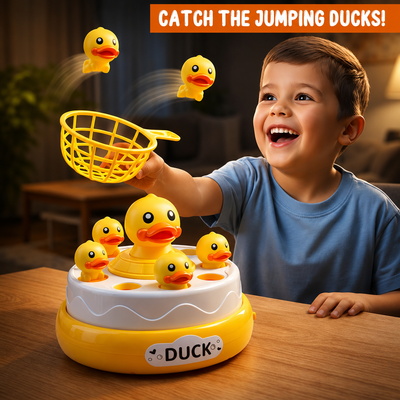 Bouncing Duck Catch Game with Nets