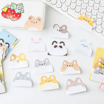 Animal-Shaped Sticky Notes 180 Sheets
