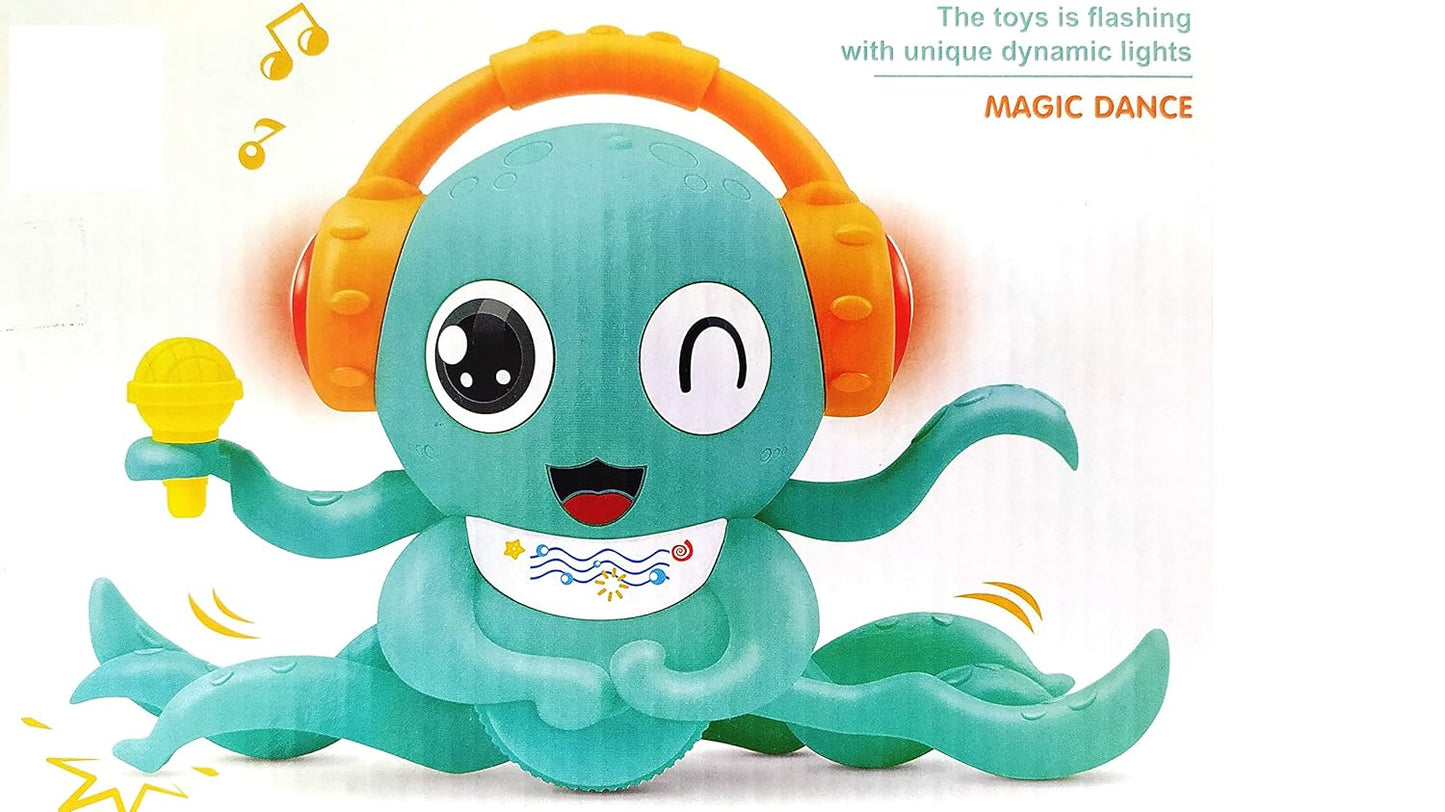 Operated Magic Dance Crawling Cartoon Octopus
