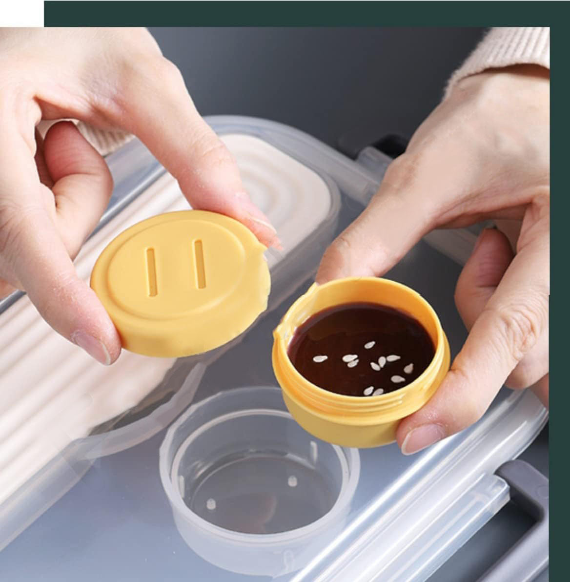 2-Compartment Tiffin Box with Cutlery