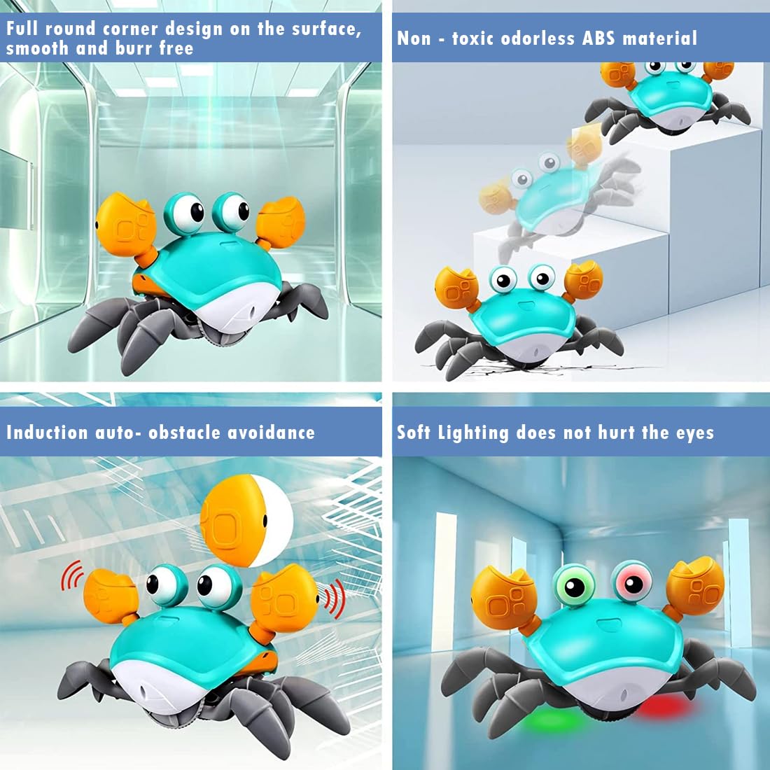 Musical Crawling Crab Toy