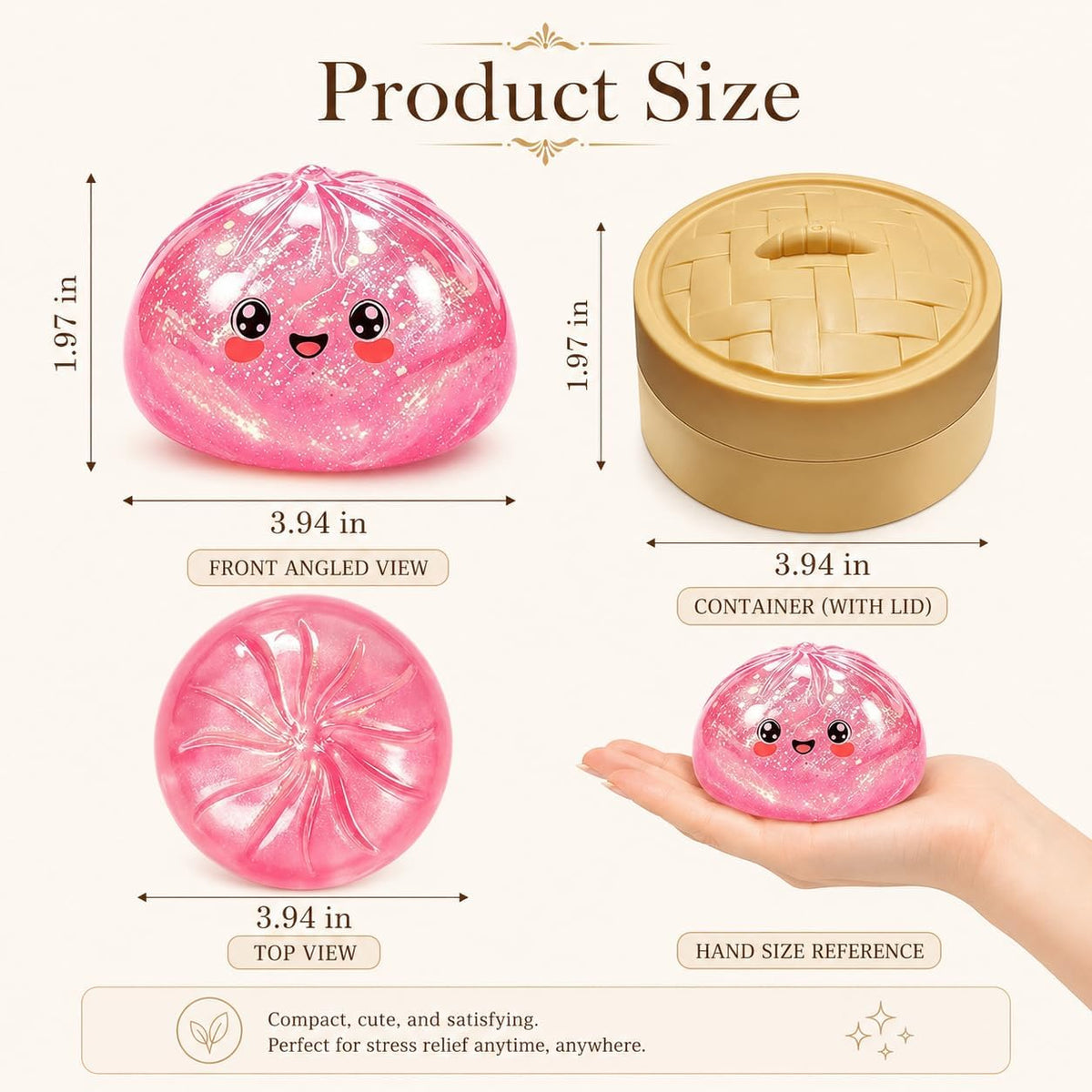 Galaxy Dumpling Squishy Toy for Kids