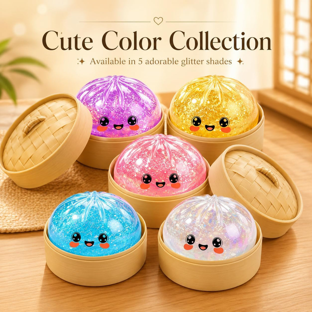 Galaxy Dumpling Squishy Toy for Kids
