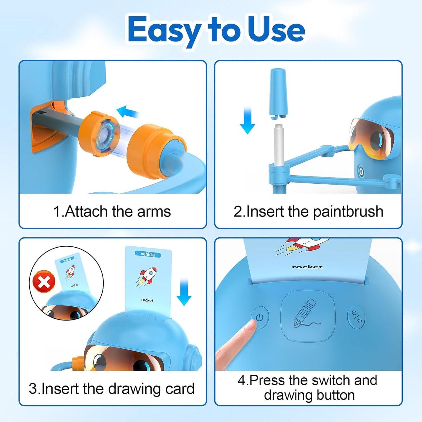 Automatic Drawing Robot with Creative Learning