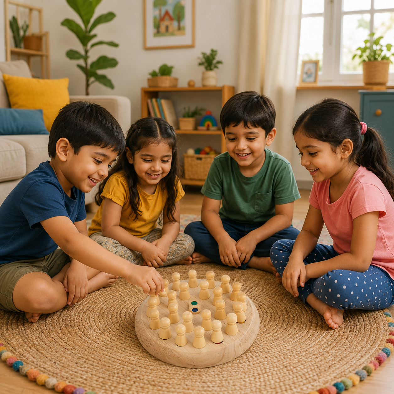 Wooden Memory Match Stick Chess Game