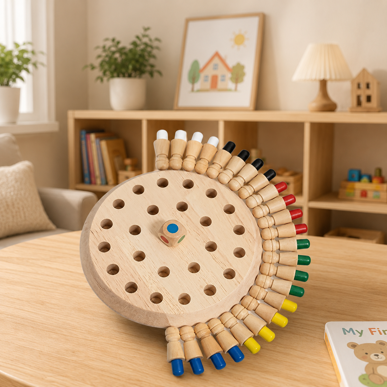 Wooden Memory Match Stick Chess Game