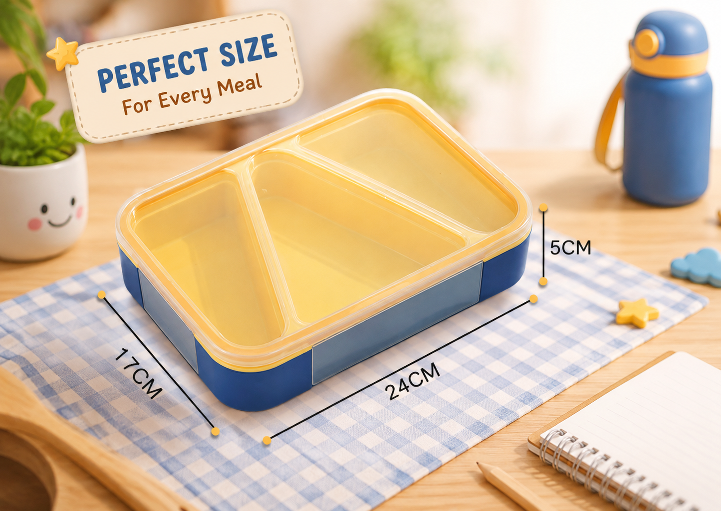 Chic Bento Lunch Box for Kids & Adults