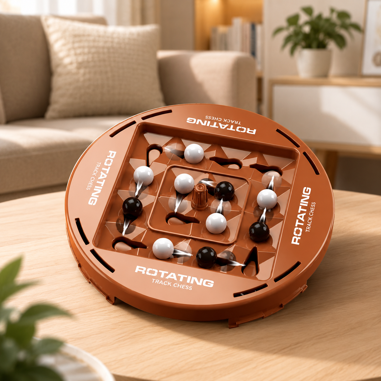Rotating Track Chess Board