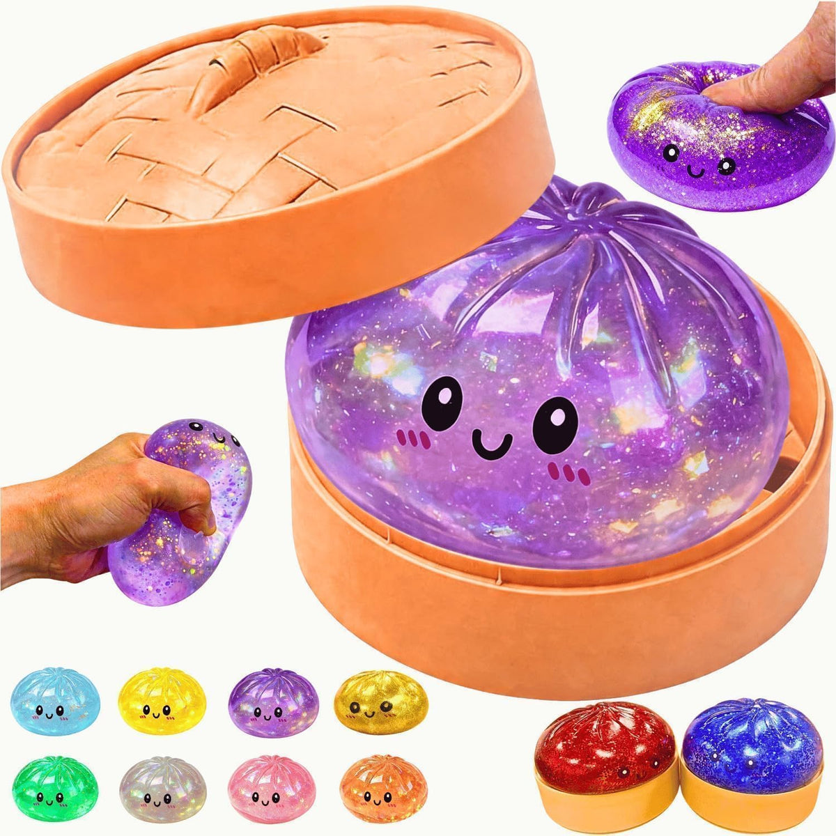 Galaxy Dumpling Squishy Toy for Kids