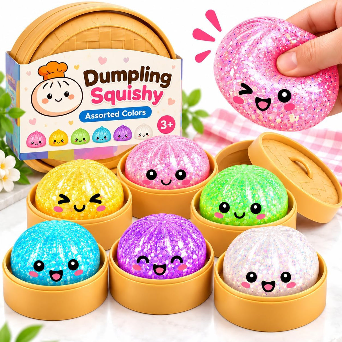Galaxy Dumpling Squishy Toy for Kids